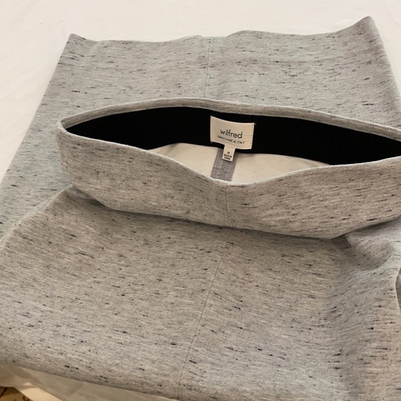 Wilfred high wasted stretch pencil skirt Grey M - Picture 3 of 8